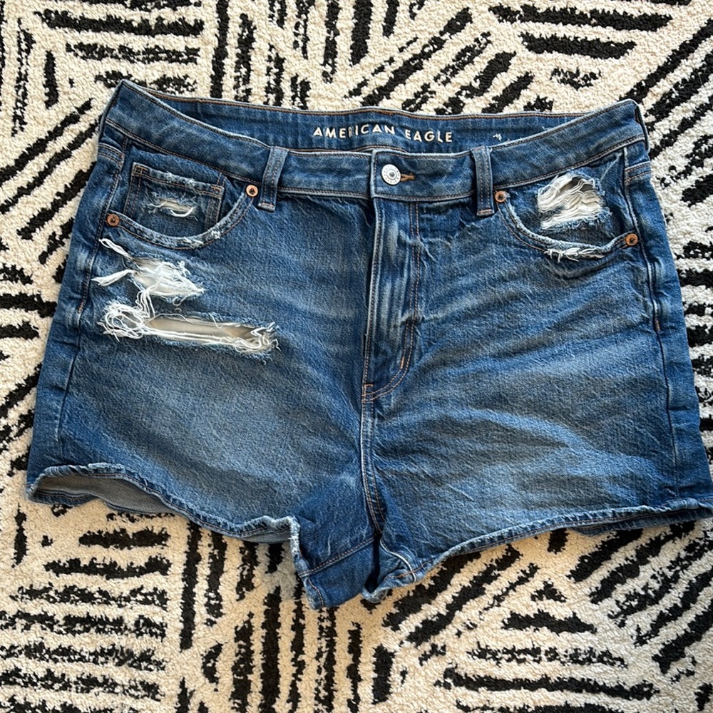 American Eagle Outfitters Women's Blue Denim Shorts